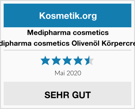 Medipharma cosmetics medipharma cosmetics Olivenöl Körpercreme Test