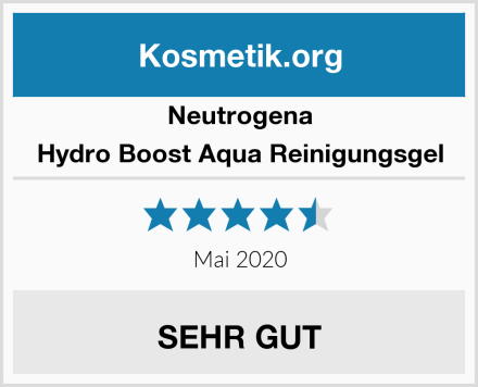 Neutrogena Hydro Boost Aqua Reinigungsgel Test