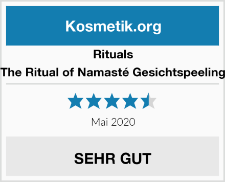 Rituals The Ritual of Namasté Gesichtspeeling Test
