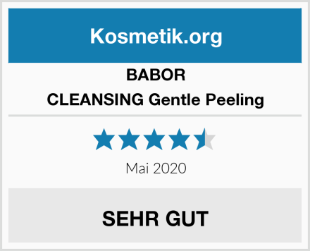 BABOR CLEANSING Gentle Peeling Test