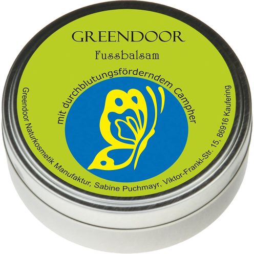  Greendoor Fussbalsam mit BIO Kakaobutter